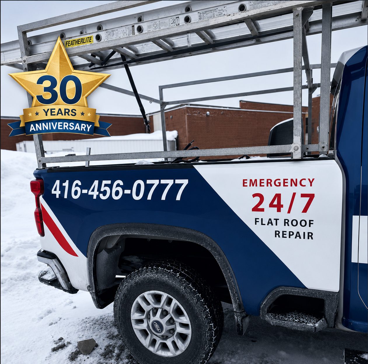NorthCan Roofing truck